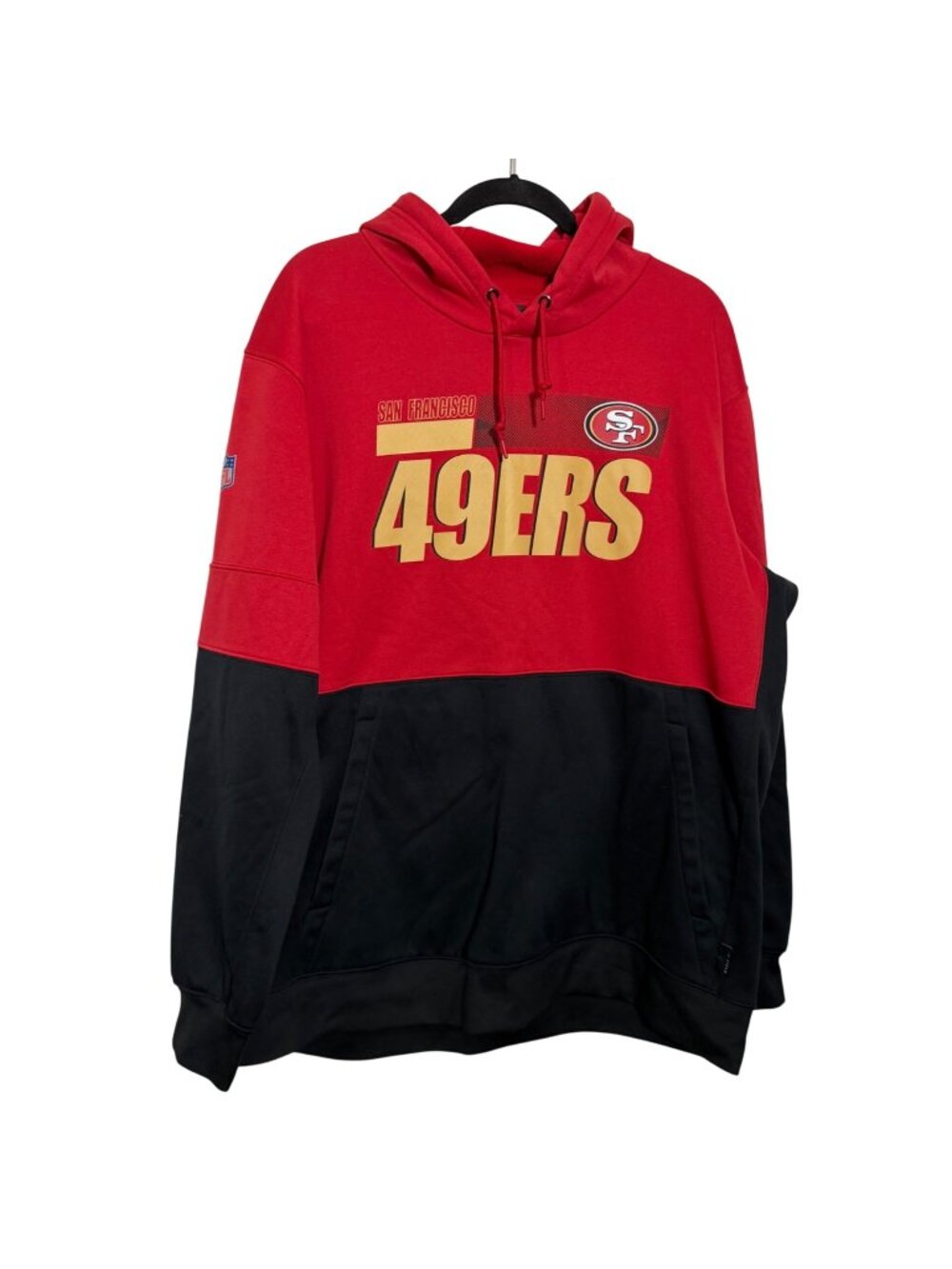 San Francisco 49ers Nike Hoodie Mens 2XL XXL On Field Fleece Pullover Sweatshirt